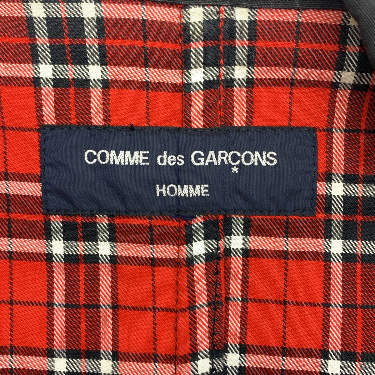 COMME des GARCONS HOMME / コムデギャルソンオム | 2006AW | コットン 裏チェック ジップ ジャケット |