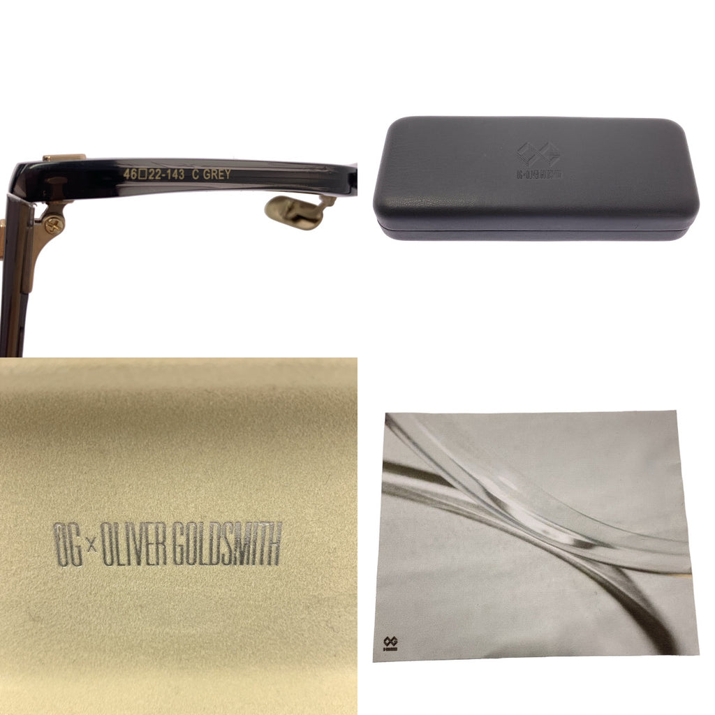 OG × OLIVER GOLDSMITH / 오지 바이 올리버 골드 스미스 | MAY-46 / 클리어 프레임 안경 안경 | 46□22 |