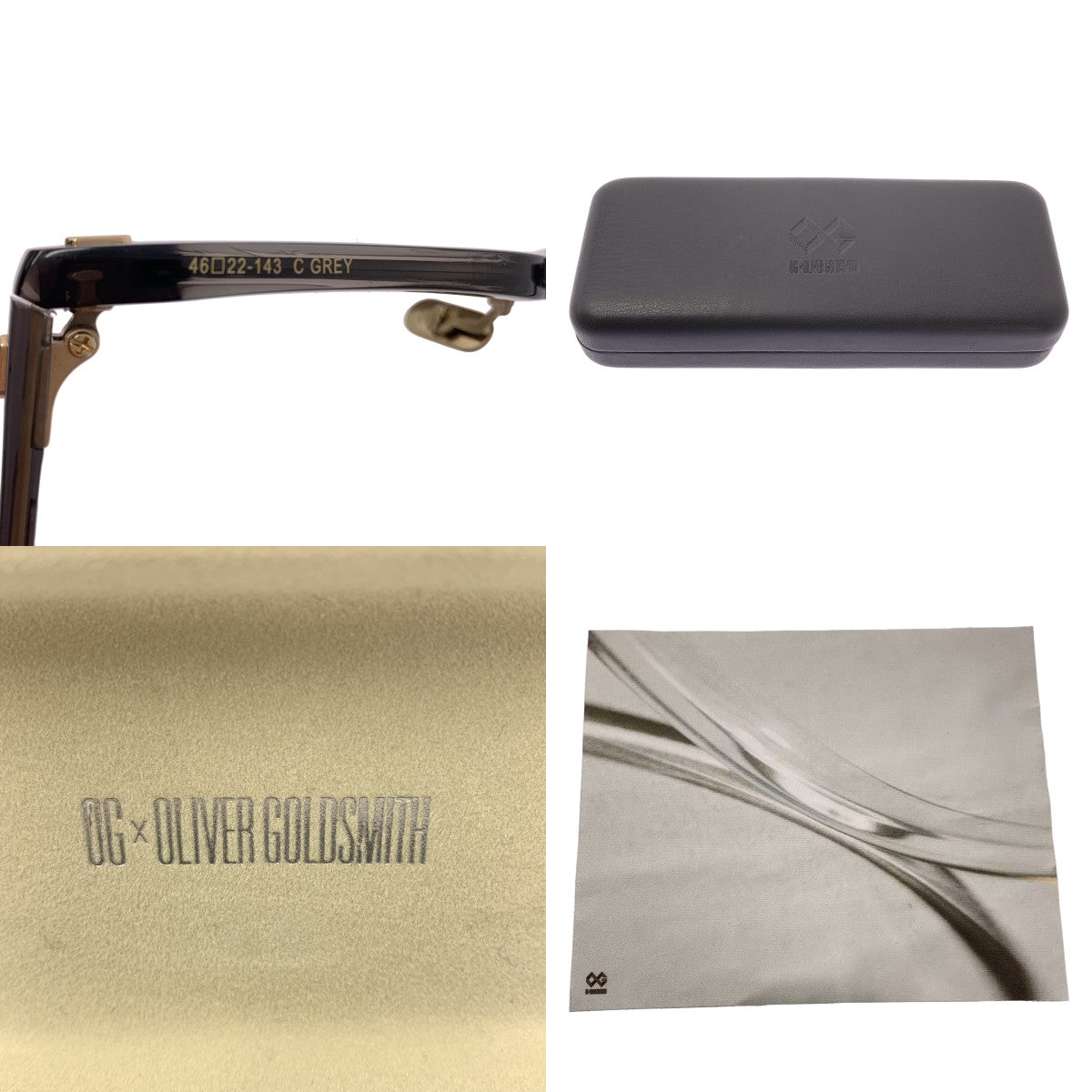 OG × OLIVER GOLDSMITH / 오지 바이 올리버 골드 스미스 | MAY-46 / 클리어 프레임 안경 안경 | 46□22 |
