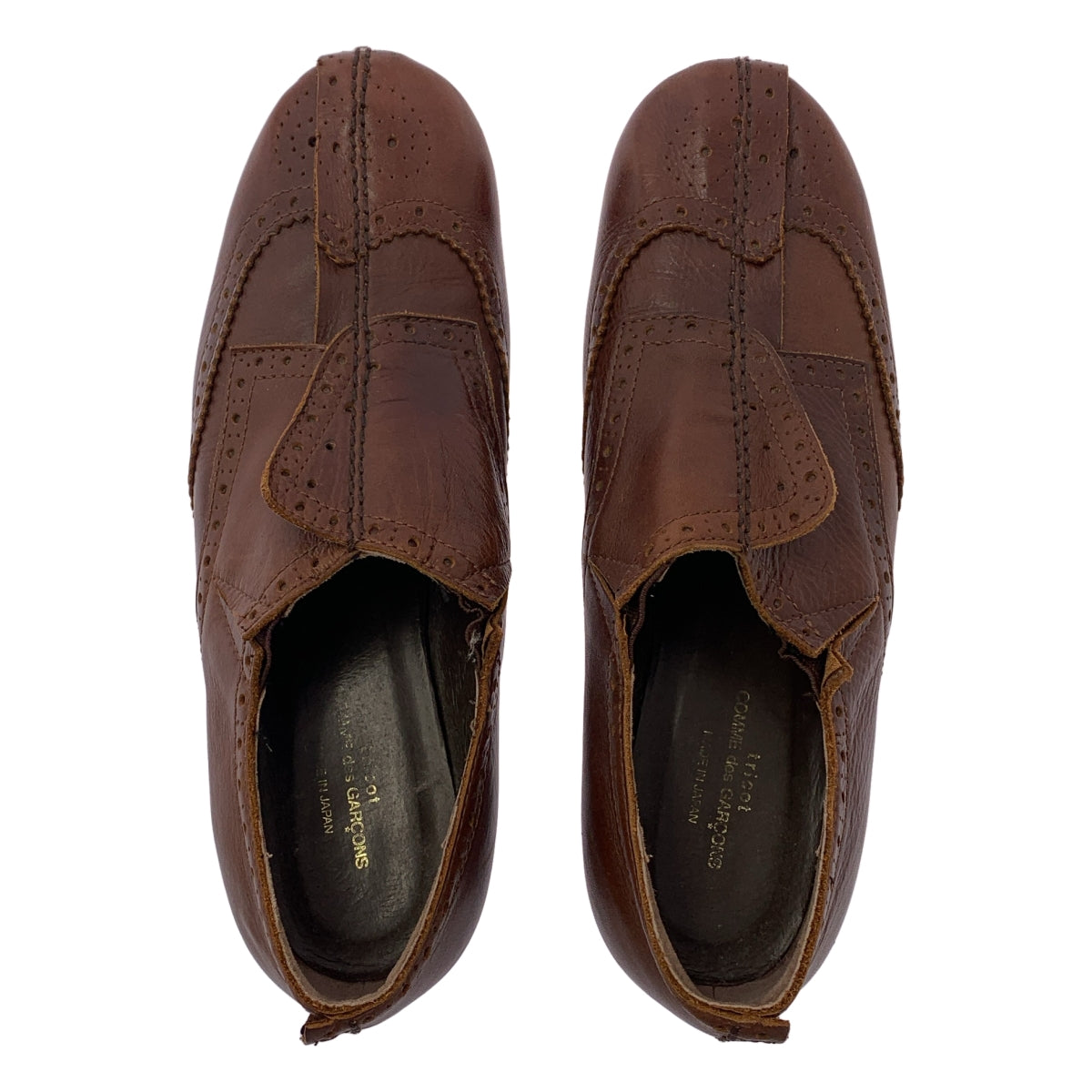tricot COMME des GARCONS / Tricom De Galson | 윙 칩 가죽 신발 | 23 1/2 |