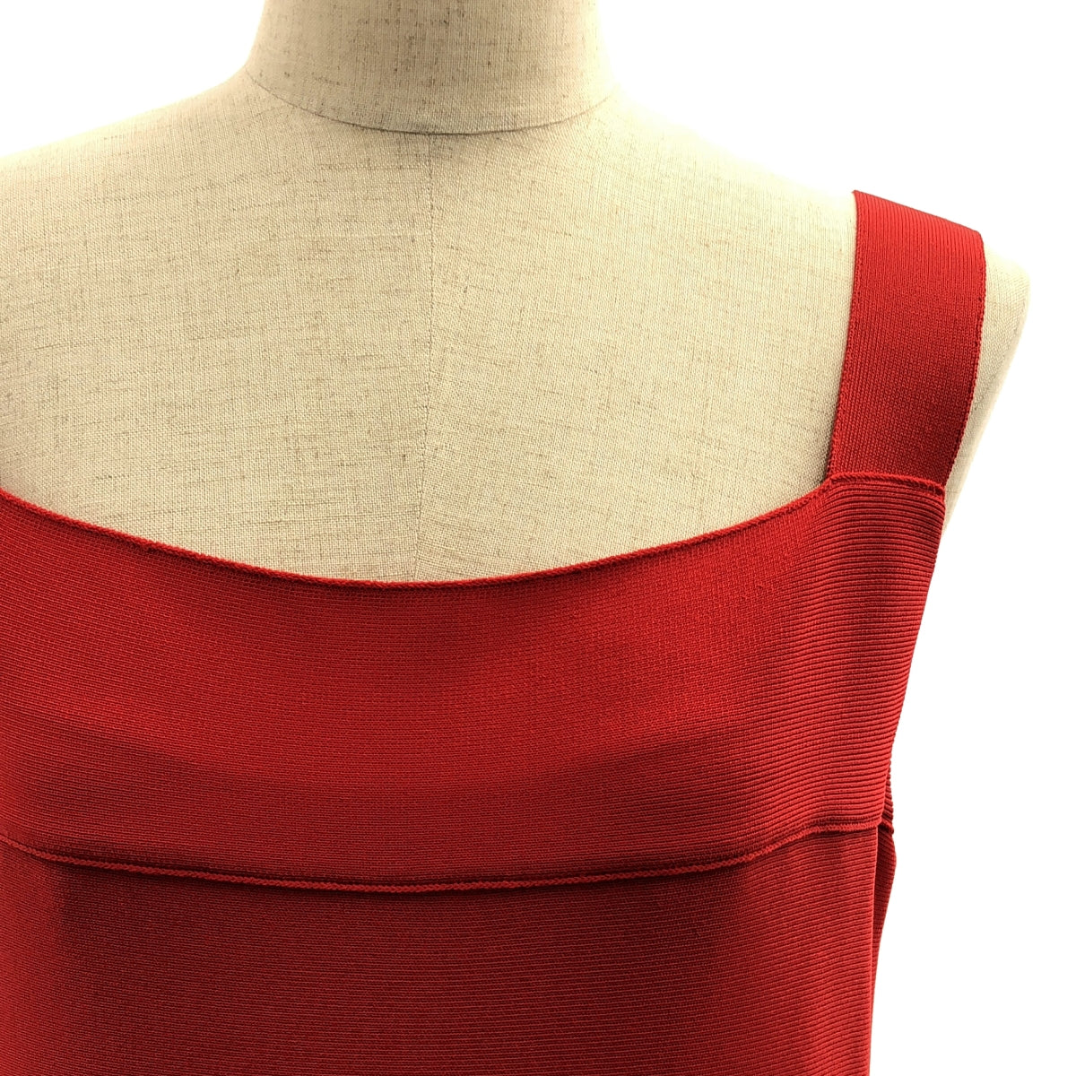 FOXEY | 寬鬆無袖連身裙，帶口袋 | 40碼 | 紅色 | 女款