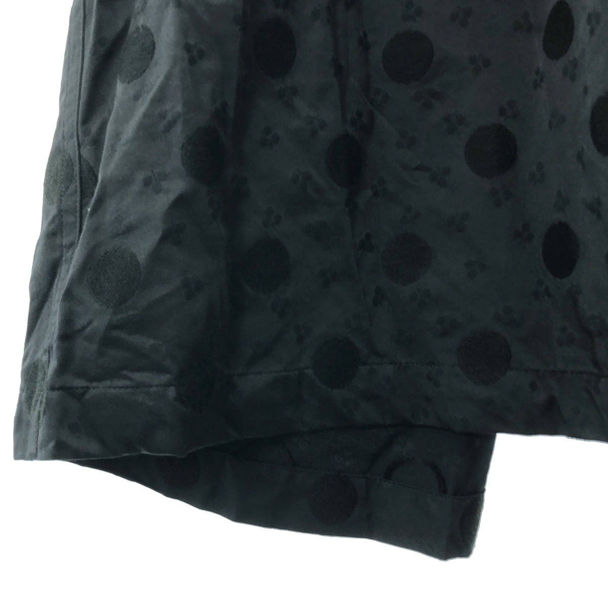 tricot COMME des GARCONS / Tricom De Galson | 2019 AW | 폴리 에스테르 레이온 도트 스탠드 컬러 원피스 | M | 여성
