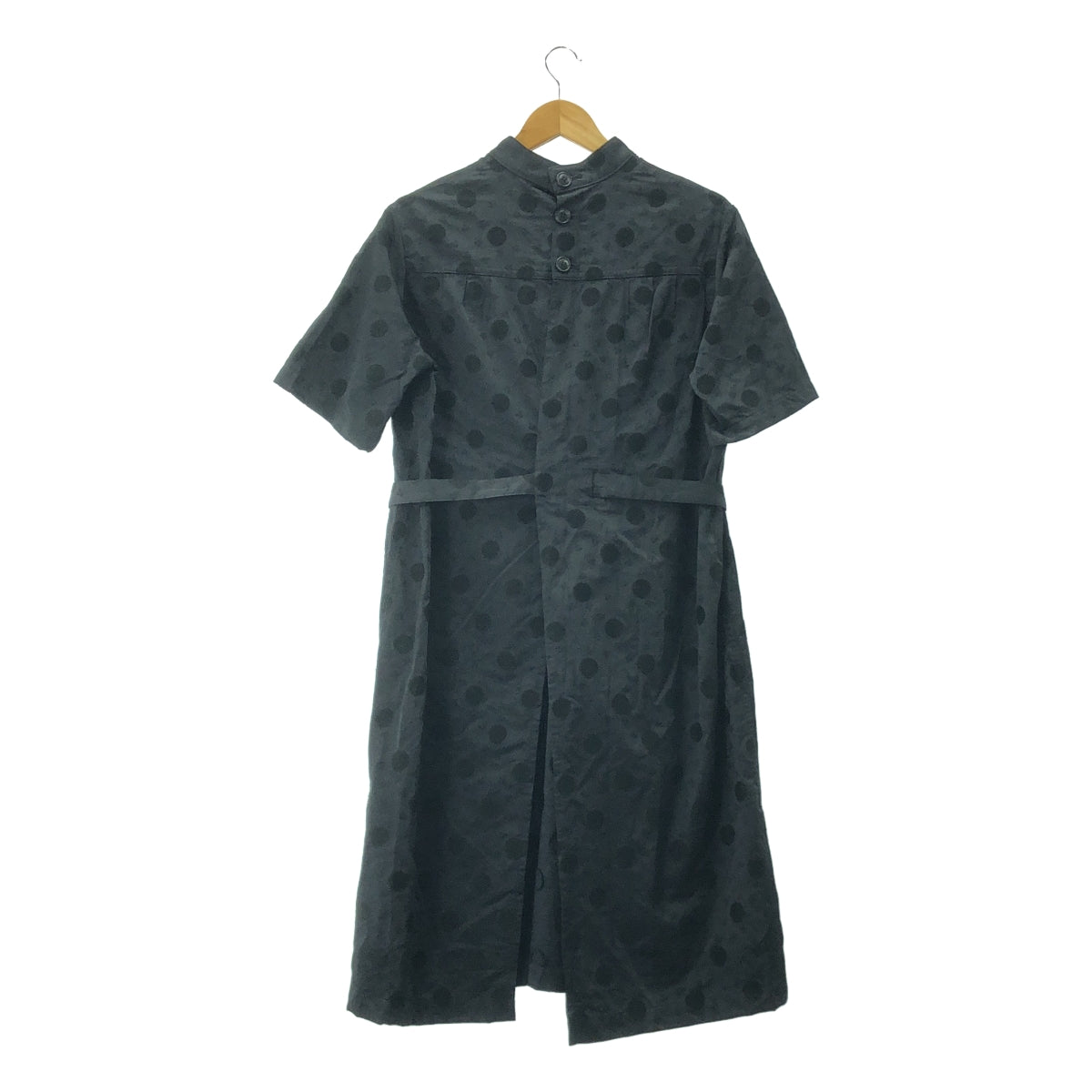 tricot COMME des GARCONS / Tricom De Galson | 2019 AW | 폴리 에스테르 레이온 도트 스탠드 컬러 원피스 | M | 여성