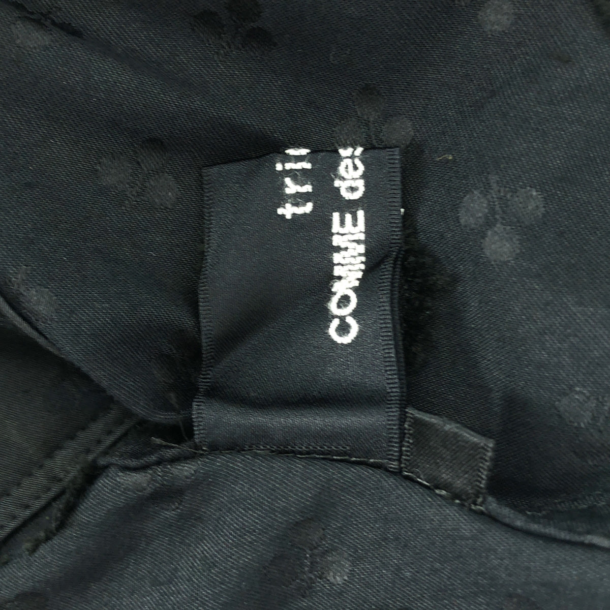 tricot COMME des GARCONS / Tricom De Galson | 2019 AW | 폴리 에스테르 레이온 도트 스탠드 컬러 원피스 | M | 여성