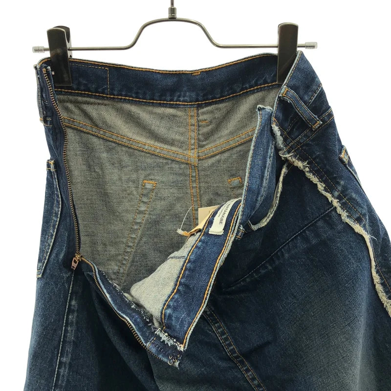 JUNYA WATANABE COMME des GARCONS / ジュンヤワタナベ | AD2008 | 再構築 デニムスカート | S | レディース