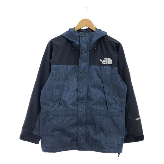 THE NORTH FACE / ザノースフェイス | GORE-TEX Mountain Light Denim Jacket ゴアテックス マウンテンライトデニムジャケット | S | インディゴ / ブラック | メンズ