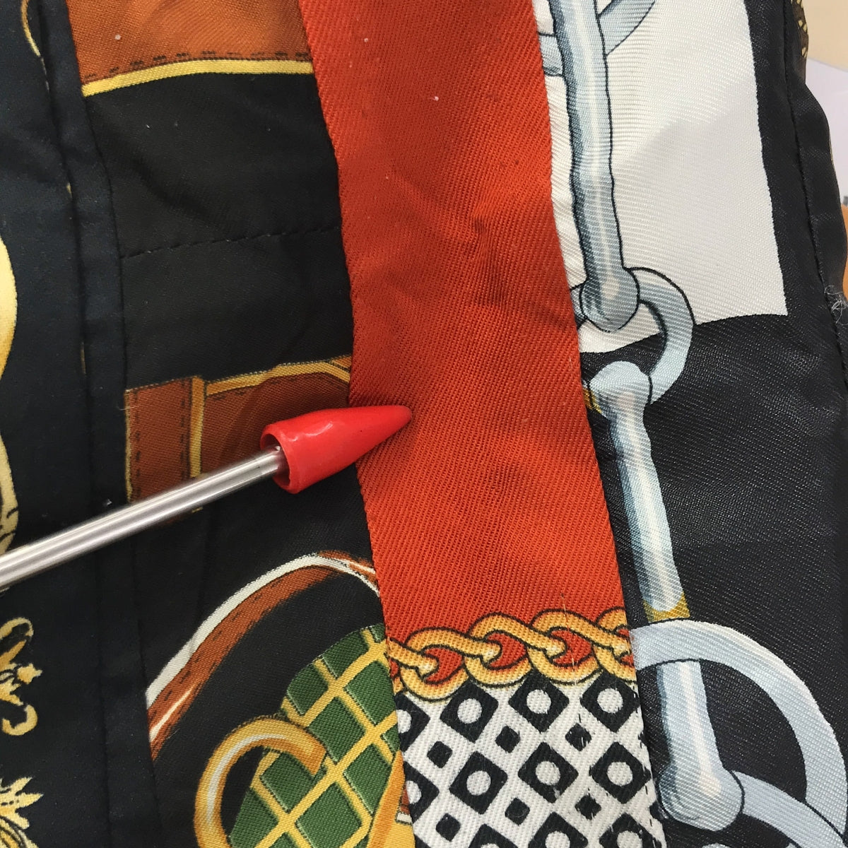 【美品】  SEEALL / シーオール | Reconstructed Scarf Pants / 再構築 ヴィンテージスカーフ リメイク ドローストリング イージーパンツ / 総裏地 | F | マルチカラー | メンズ