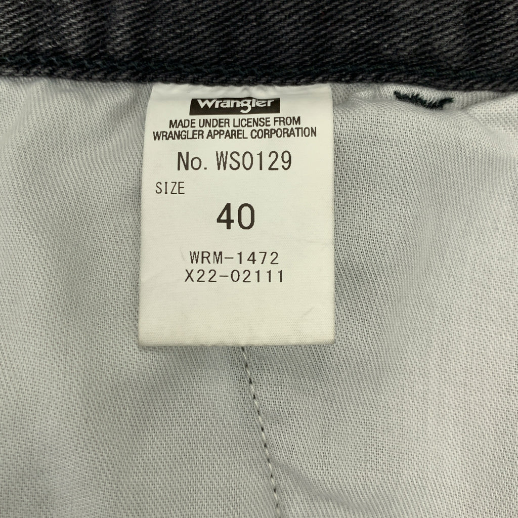 N.HOOLYWOOD / N.Hollywood | x WRANGLER / Wrangler COMPILE WRANCHER / Compile Logo 黑色牛仔喇叭褲 | 尺寸 40 | 男款