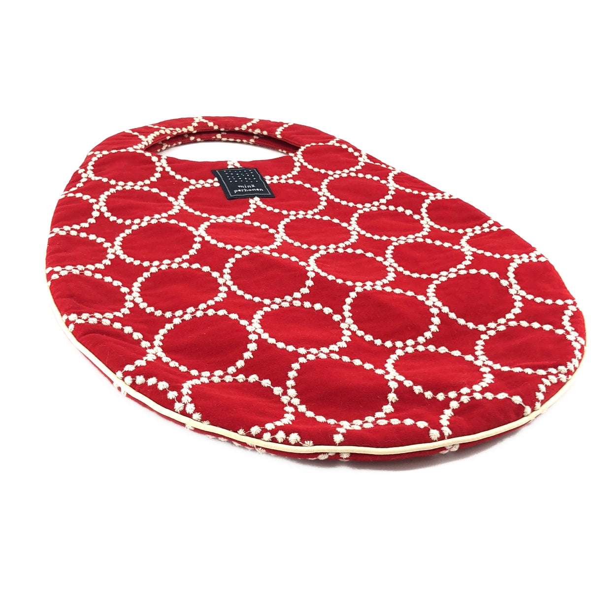 ミナポルホネン　タンバリン　マトカバッグ　赤 mina perhonen / ミナペルホネン | tambourine egg bag / タンバリン