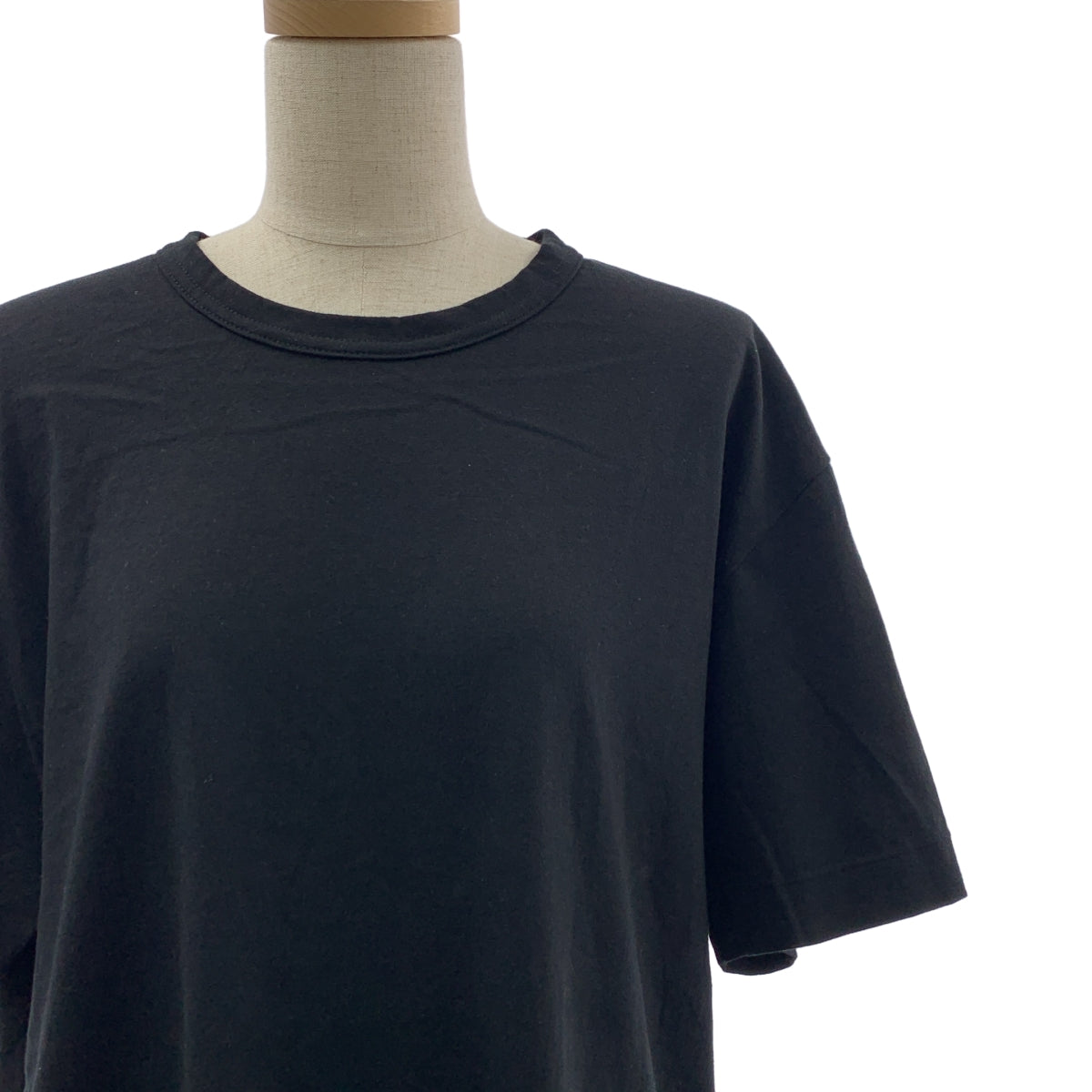 COMME des GARCONS HOMME PLUS / コムデギャルソンオムプリュス | 2018SS | スパンコール 装飾 ファー切替 変形 燕尾 ロングカットソー Tシャツ | L | メンズ