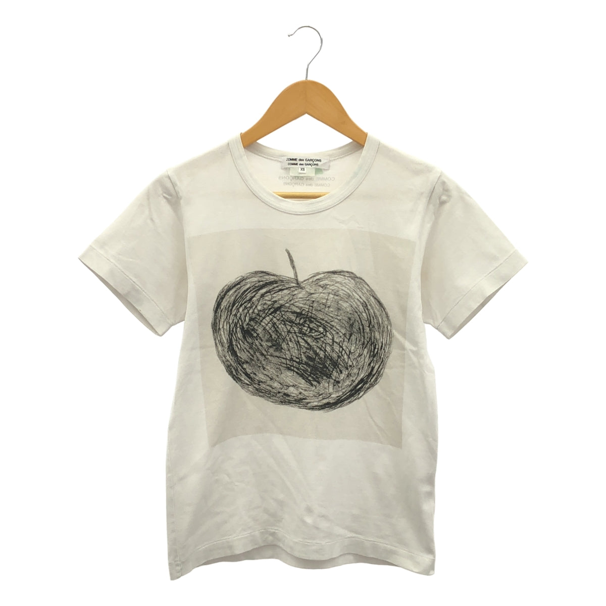 COMME des GARCONS COMME des GARCONS / コムコム | 2013AW | 両面プリント クルーネック Tシャツ カットソー | XS | レディース