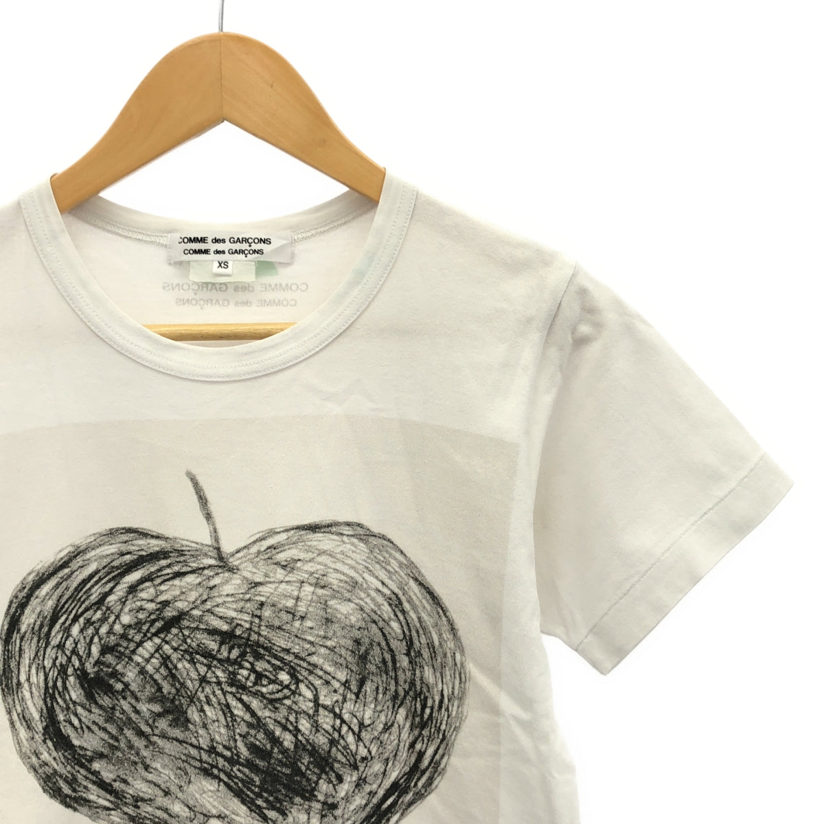 COMME des GARCONS COMME des GARCONS / コムコム | 2013AW | 両面プリント クルーネック Tシャツ カットソー | XS | レディース