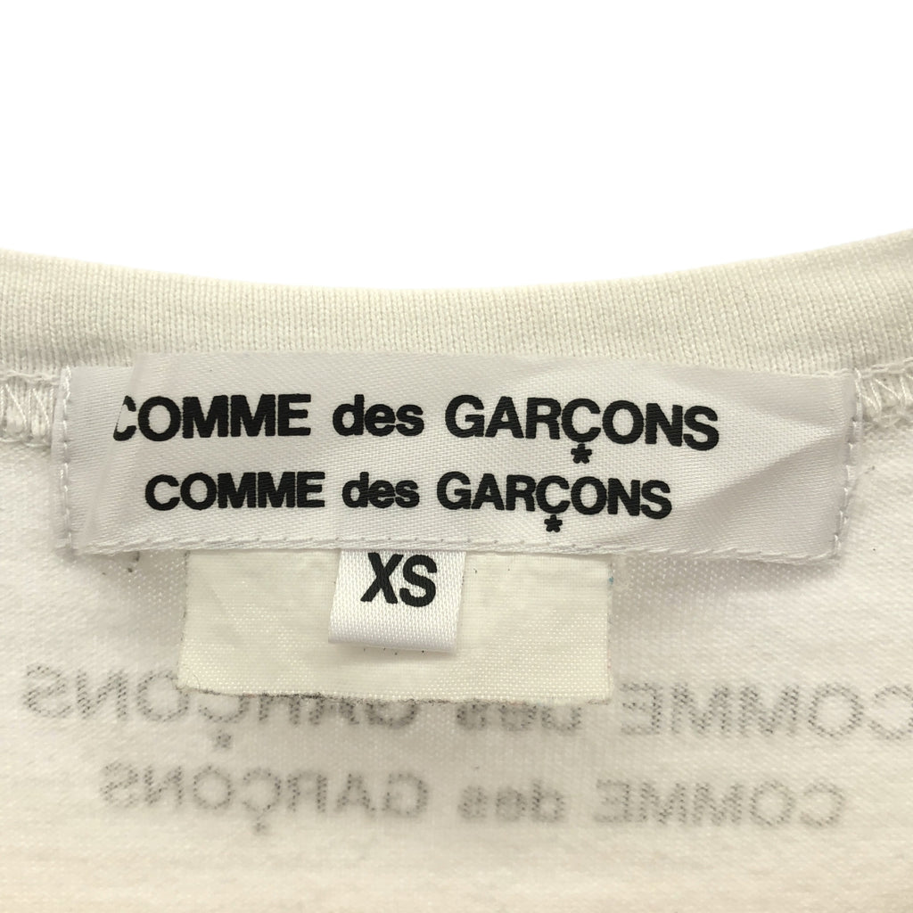 COMME des GARCONS | 2013 秋冬 | 雙面印花圓領T卹 | XS碼 | 白色 | 女款