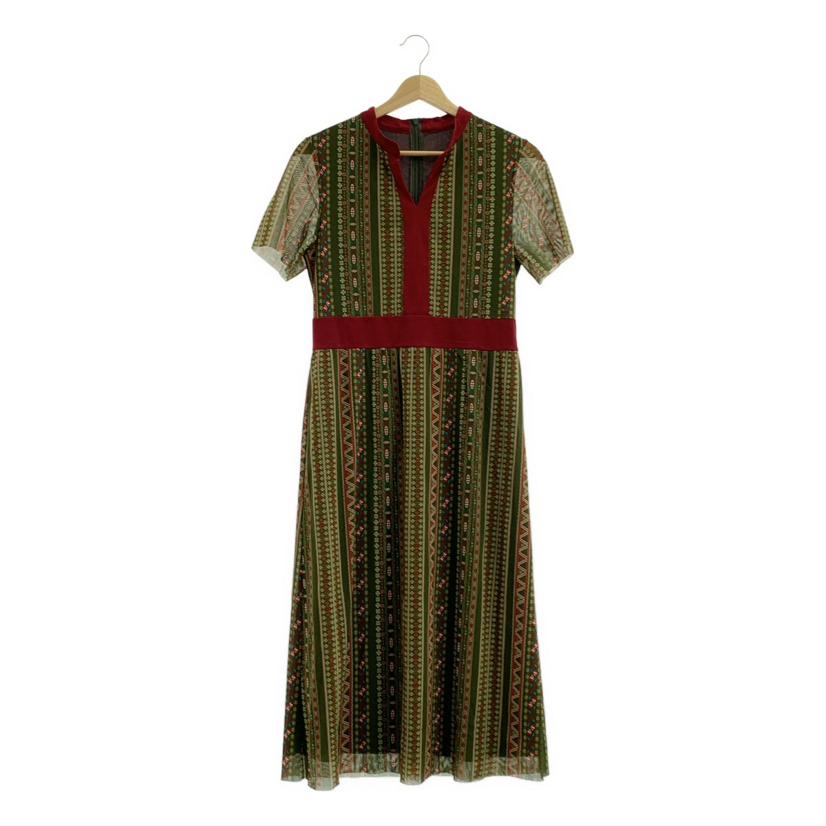 VIVIENNE TAM | 全身印花鎖眼領洋裝 | 有襯裡 | 尺寸 40 | 女款