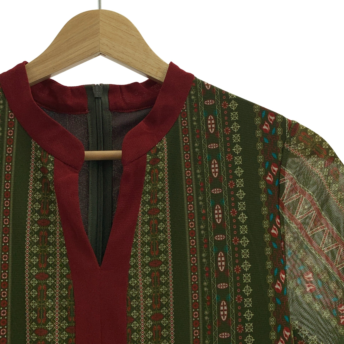 VIVIENNE TAM | 全身印花鎖眼領洋裝 | 有襯裡 | 尺寸 40 | 女款