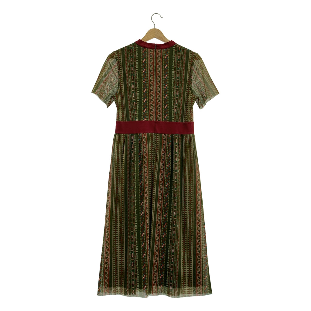 VIVIENNE TAM | 全身印花鎖眼領洋裝 | 有襯裡 | 尺寸 40 | 女款