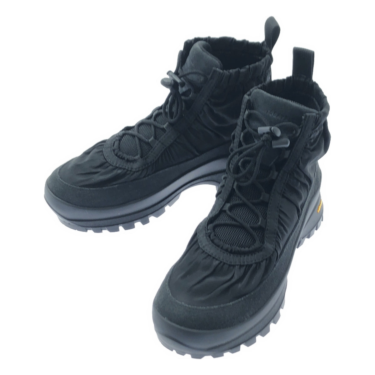 【미품】 TODAYFUL / 투데이 풀 | 2024AW | Vibramsole Drawstring Sneakers 비브람 솔 드로우 스트링 운동화 | 37 | 블랙 | 여성