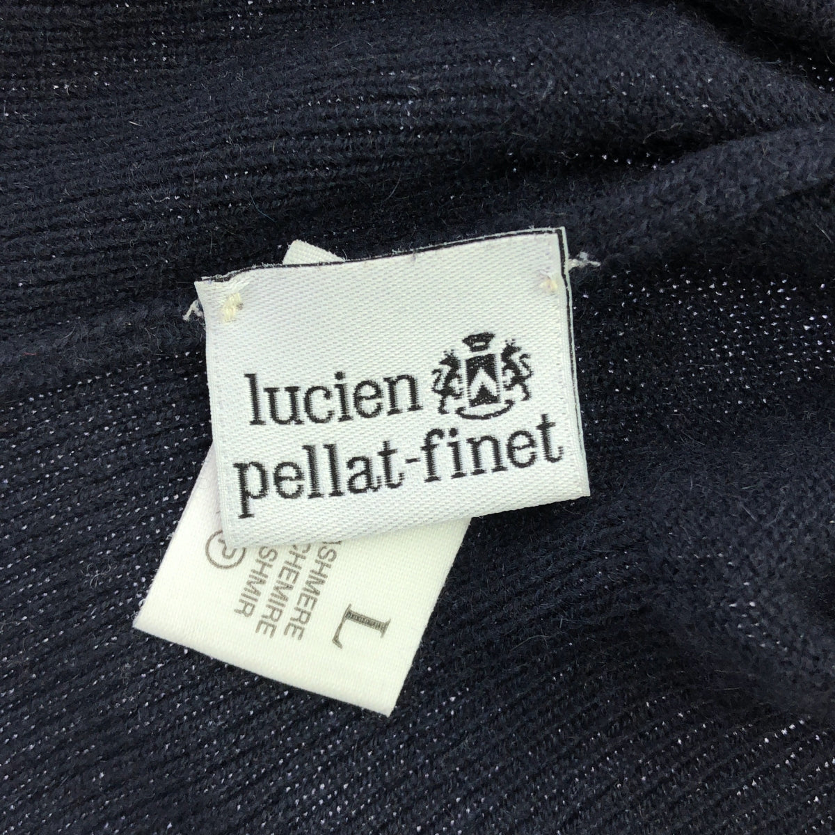 lucien pellat-finet / Lucien Pellat-Finet | Cashmere back skull V-neck cardigan | L | Women's