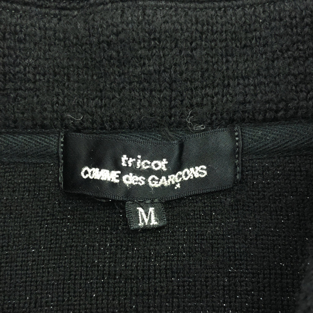tricot COMME des GARCONS / 트리코콤 데 갤슨 | 2015AW | 울 니트 가디건 | M | 블랙 | 여성
