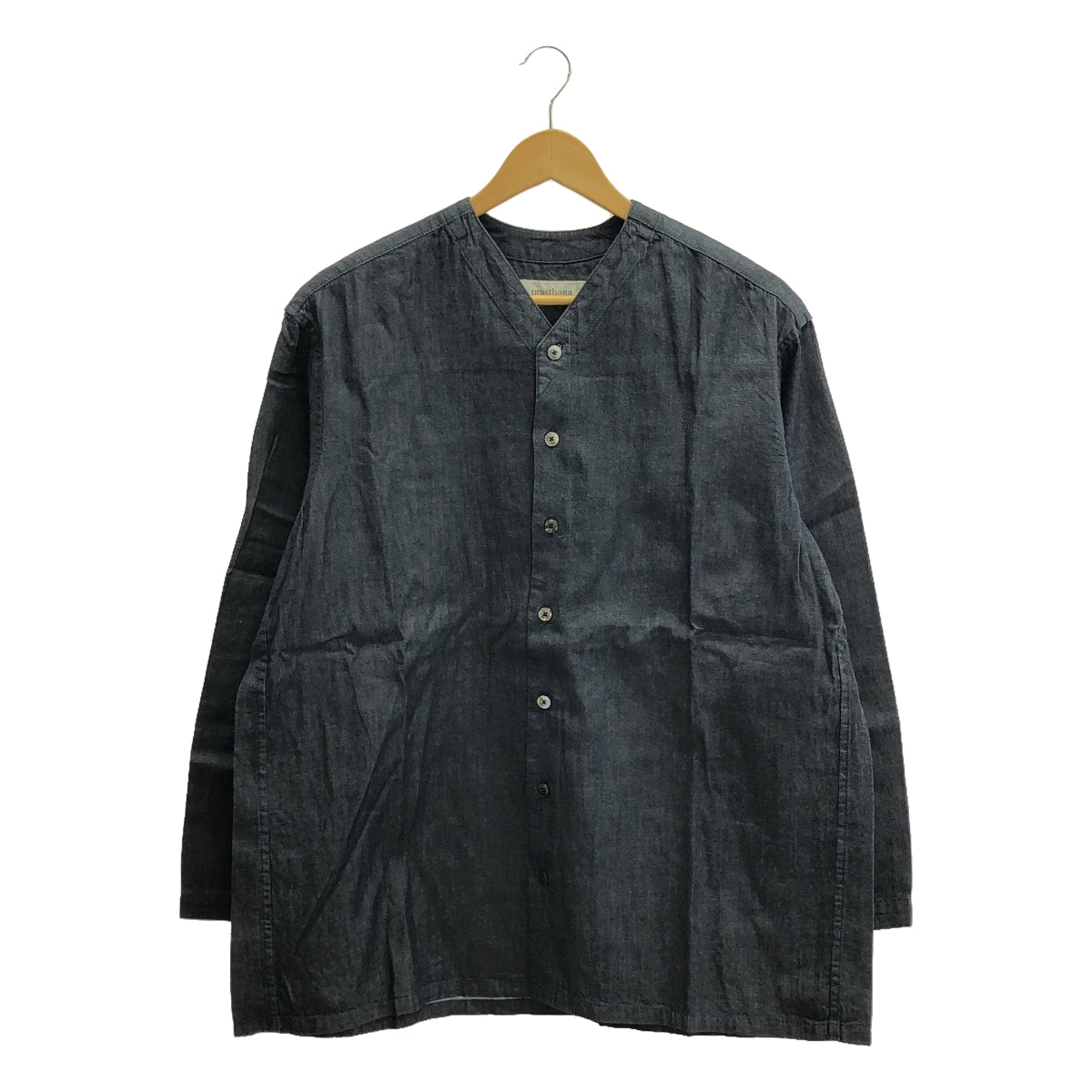 【新品】  prasthana / プラスターナ | digger shirts シャツ | M | ネイビー | メンズ