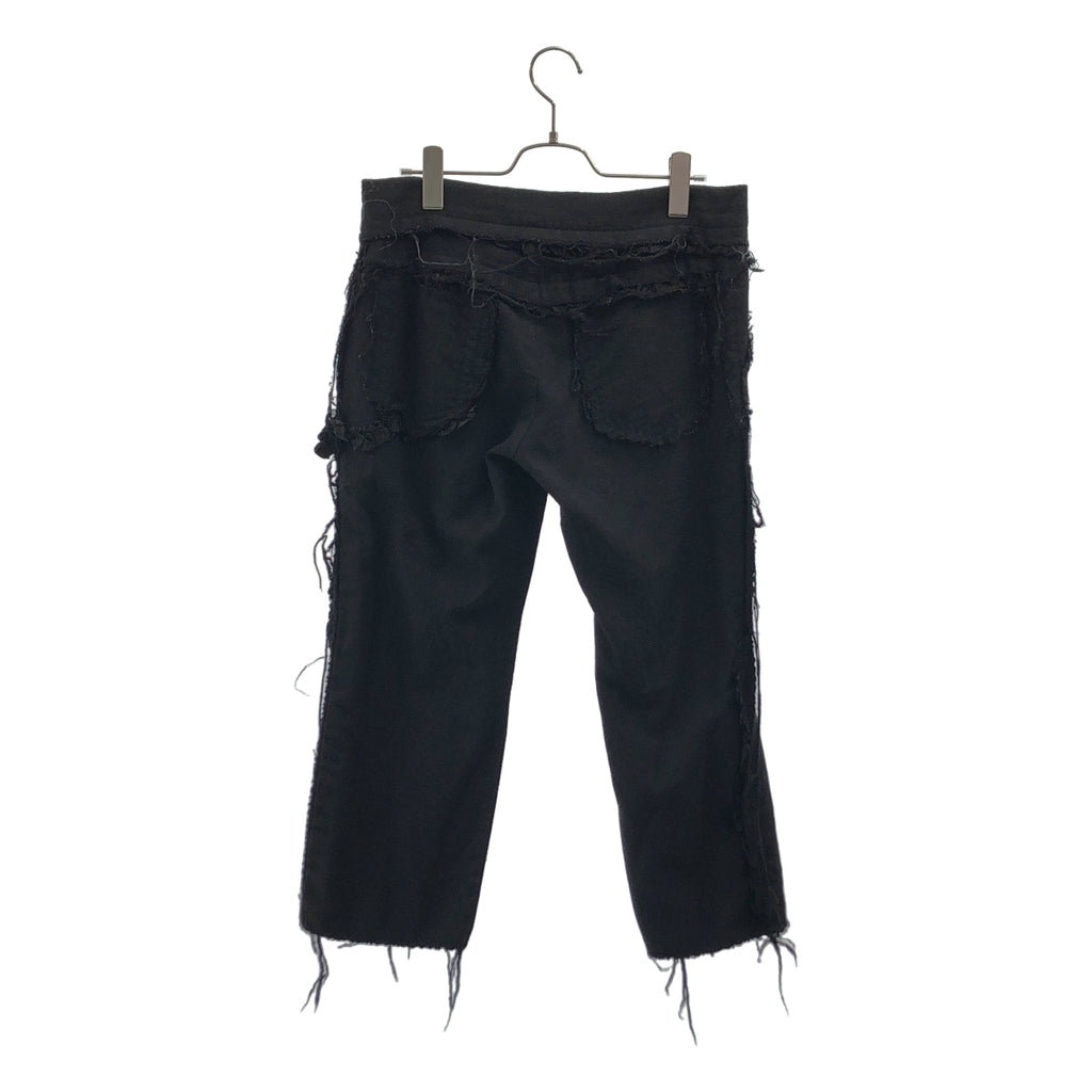 tricot COMME des GARCONS / Tricom De Galson | 2004AW | 제품 염색 울 컷 오프 팬츠 | M | 여성