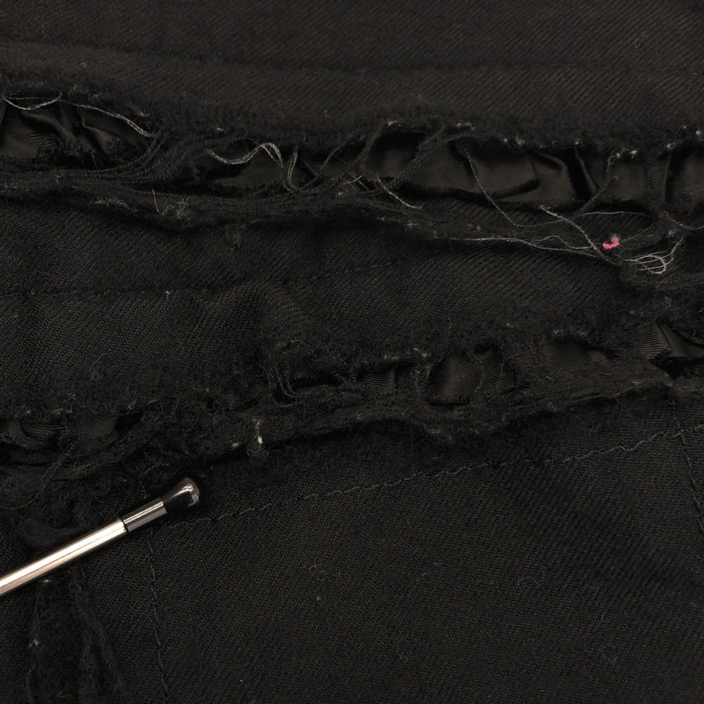 tricot COMME des GARCONS / Tricom De Galson | 2004AW | 제품 염색 울 컷 오프 팬츠 | M | 여성