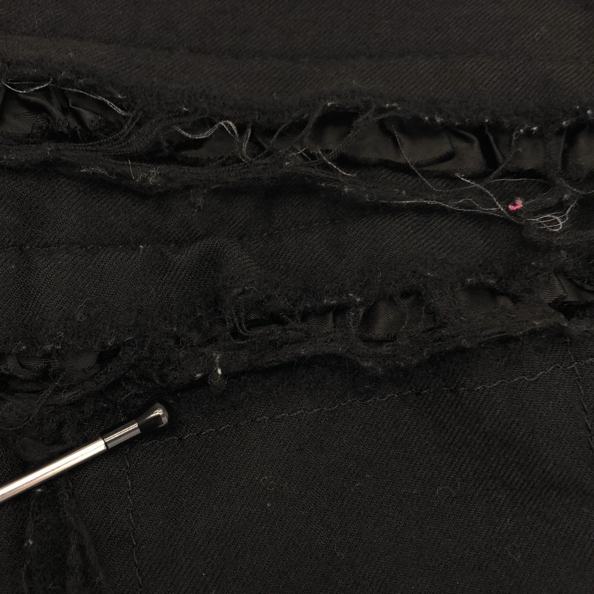 tricot COMME des GARCONS / Tricom De Galson | 2004AW | 제품 염색 울 컷 오프 팬츠 | M | 여성