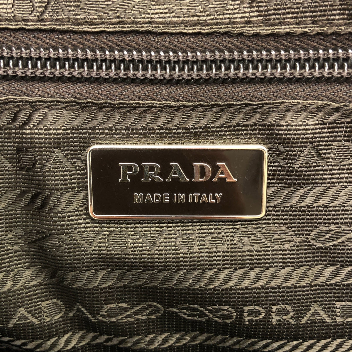 PRADA / プラダ | ステッチワーク レザーボストンバッグ |