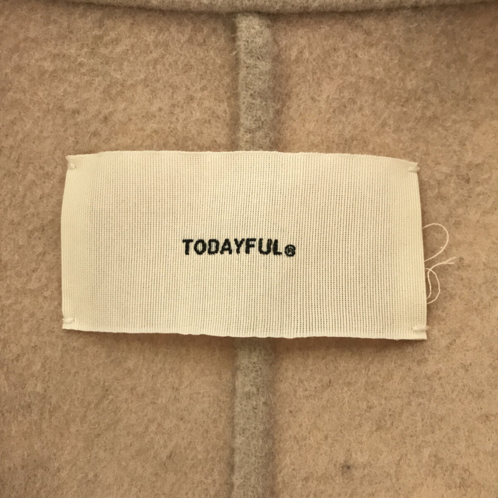 [狀況良好] TODAYFUL |羊毛大衣 |尺寸 38 |本色 |女性的
