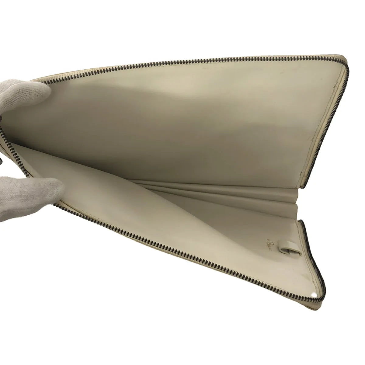 3.1 Phillip Lim |豹紋皮革手拿包 |米色/白色|女性的