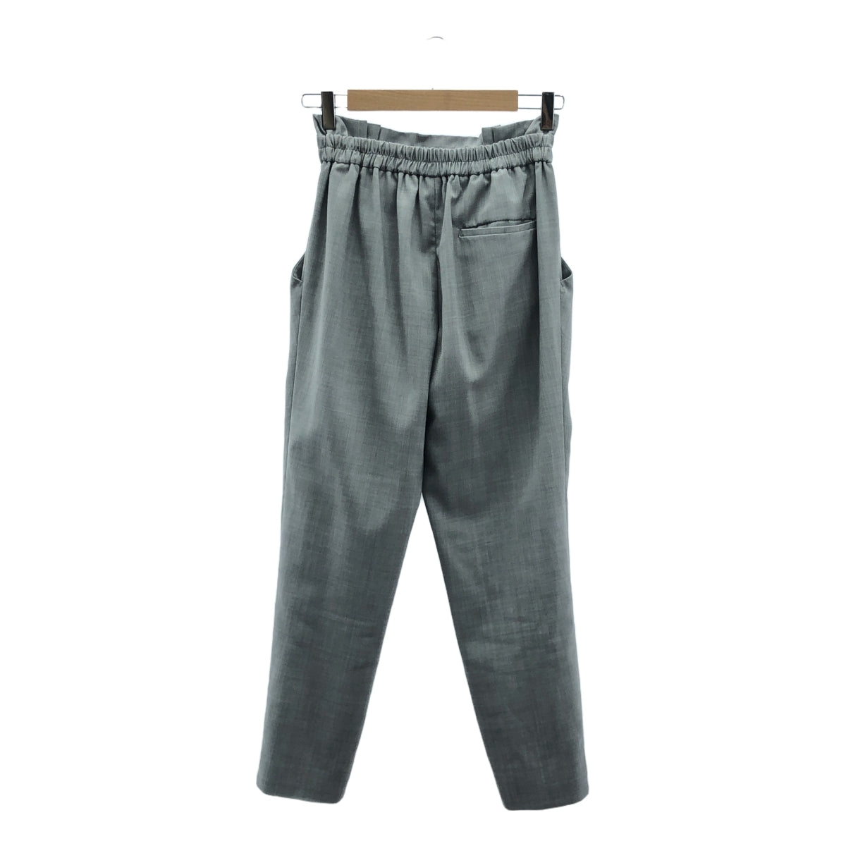 M/M ATTACHMENT / エムエムアタッチメント | 2タック スラックス パンツ | 1 | グレー | レディース
