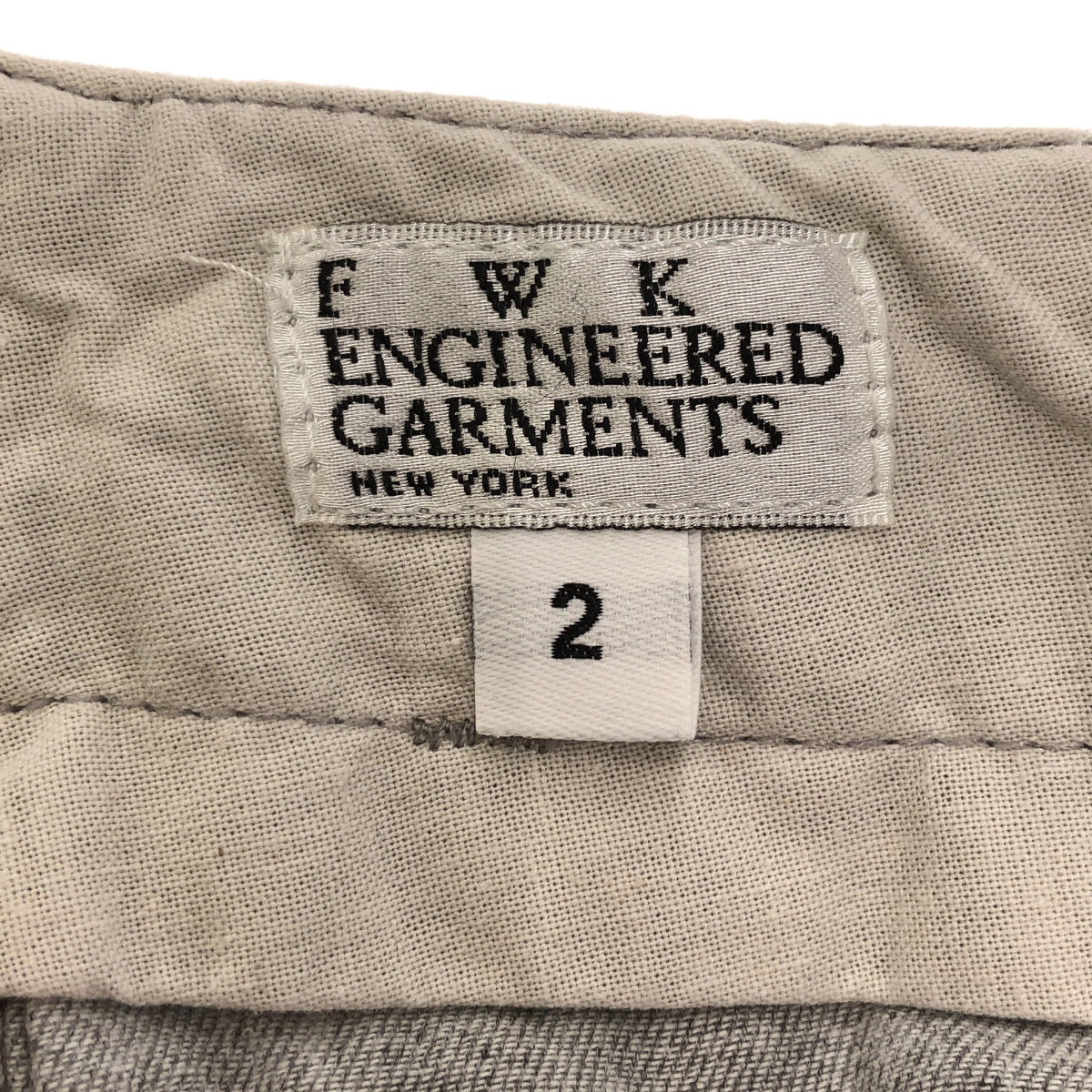 FWK BY ENGINEERED GARMENTS / 에후다브루케이바이 엔지니어드 가먼츠 | 코튼 파티그 베이커 팬츠 | 2 | 여성