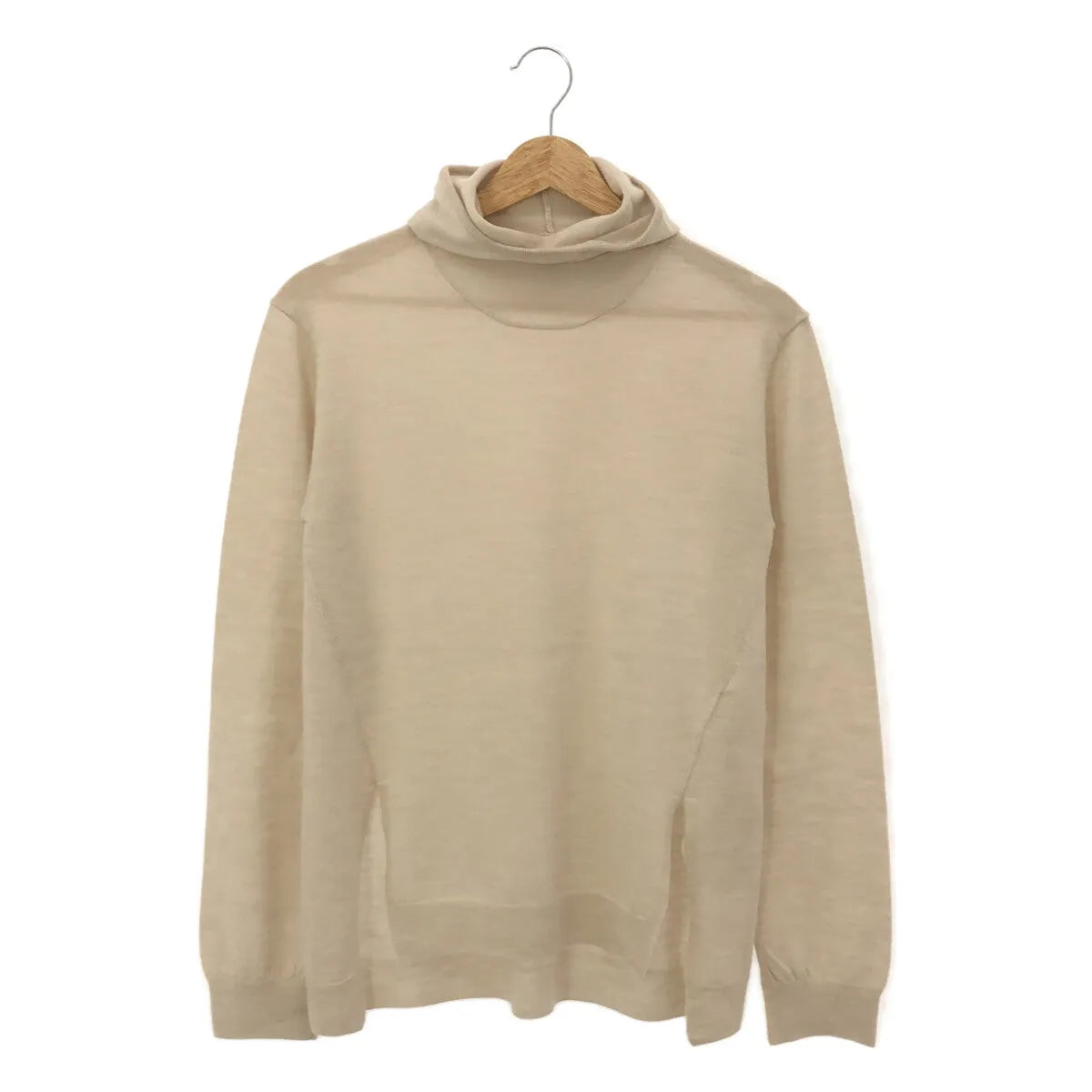 【新品】  Little $uzie / リトルスージー | 2023AW | Extra Fine Merino Wool Hooded Knit ウール フーデッドニット | One | Ivory | レディース