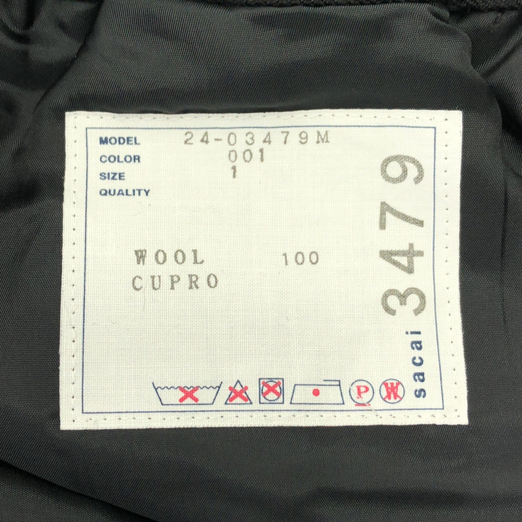 sacai / サカイ | 2024AW | Chalk Stripe Pants チョーク ストライプ パンツ | 1 | メンズ