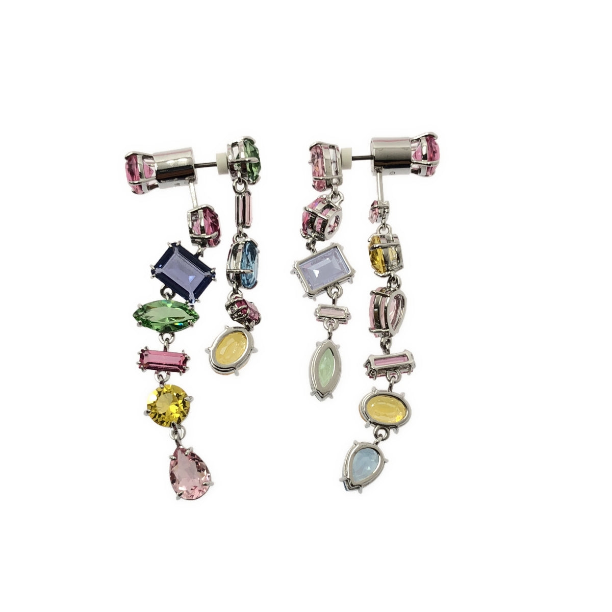 SWAROVSKI / スワロフスキー | 2ペア ビジュー 装飾 ピアス アクセサリー |