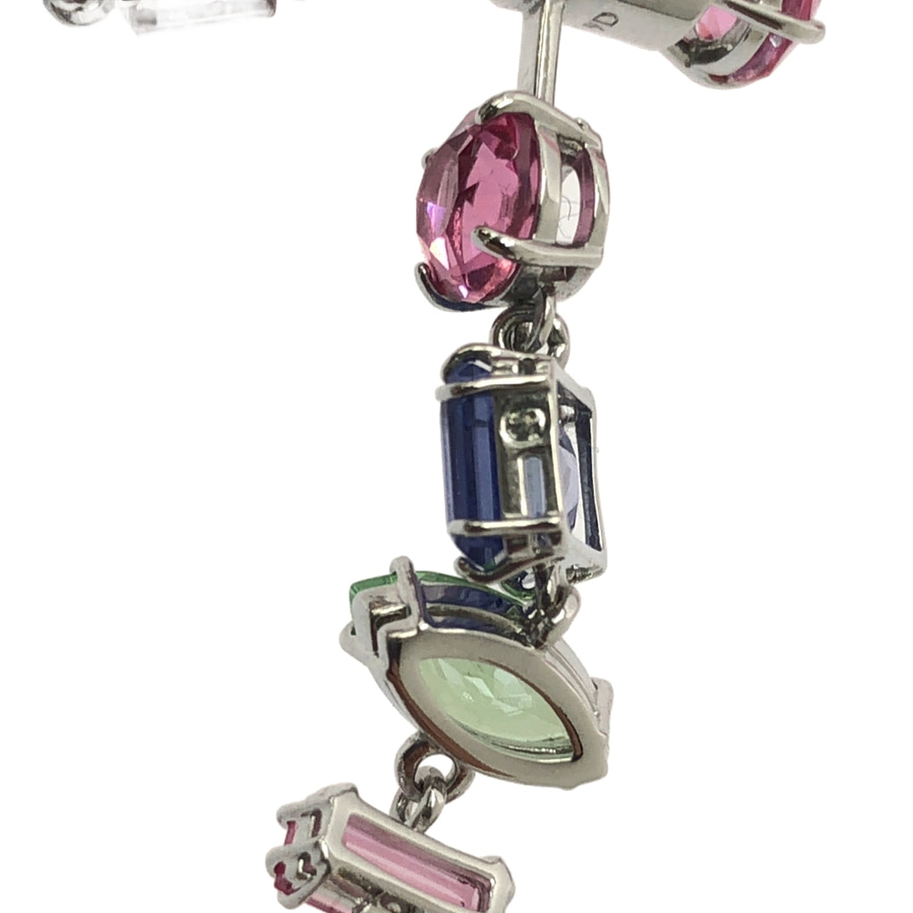 SWAROVSKI / スワロフスキー | 2ペア ビジュー 装飾 ピアス アクセサリー |