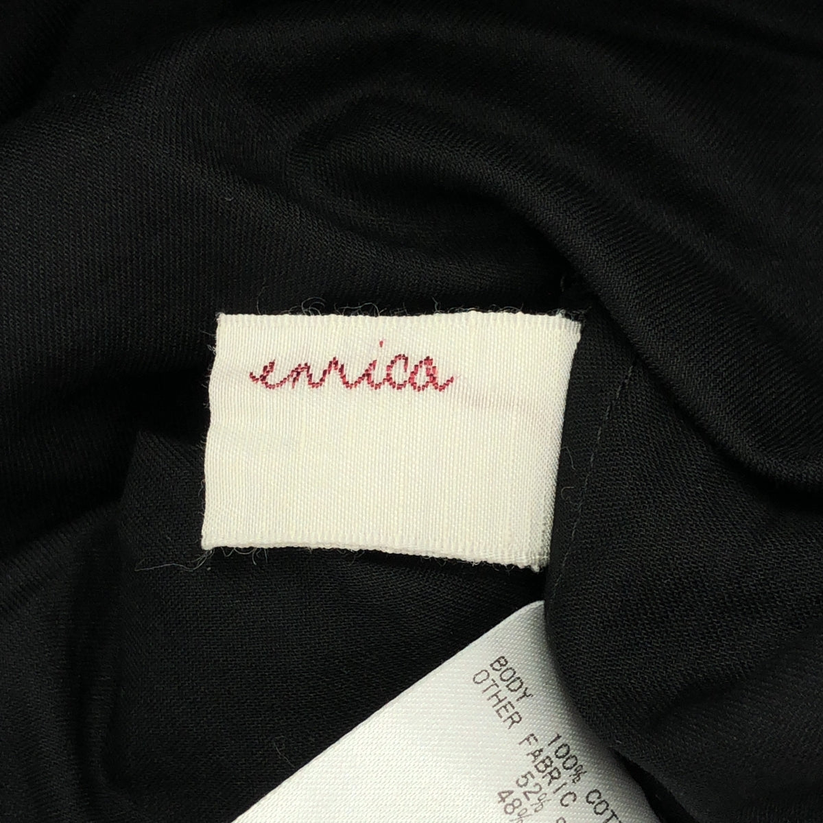 enrica / エンリカ | コットン ノースリーブ ブラウス |