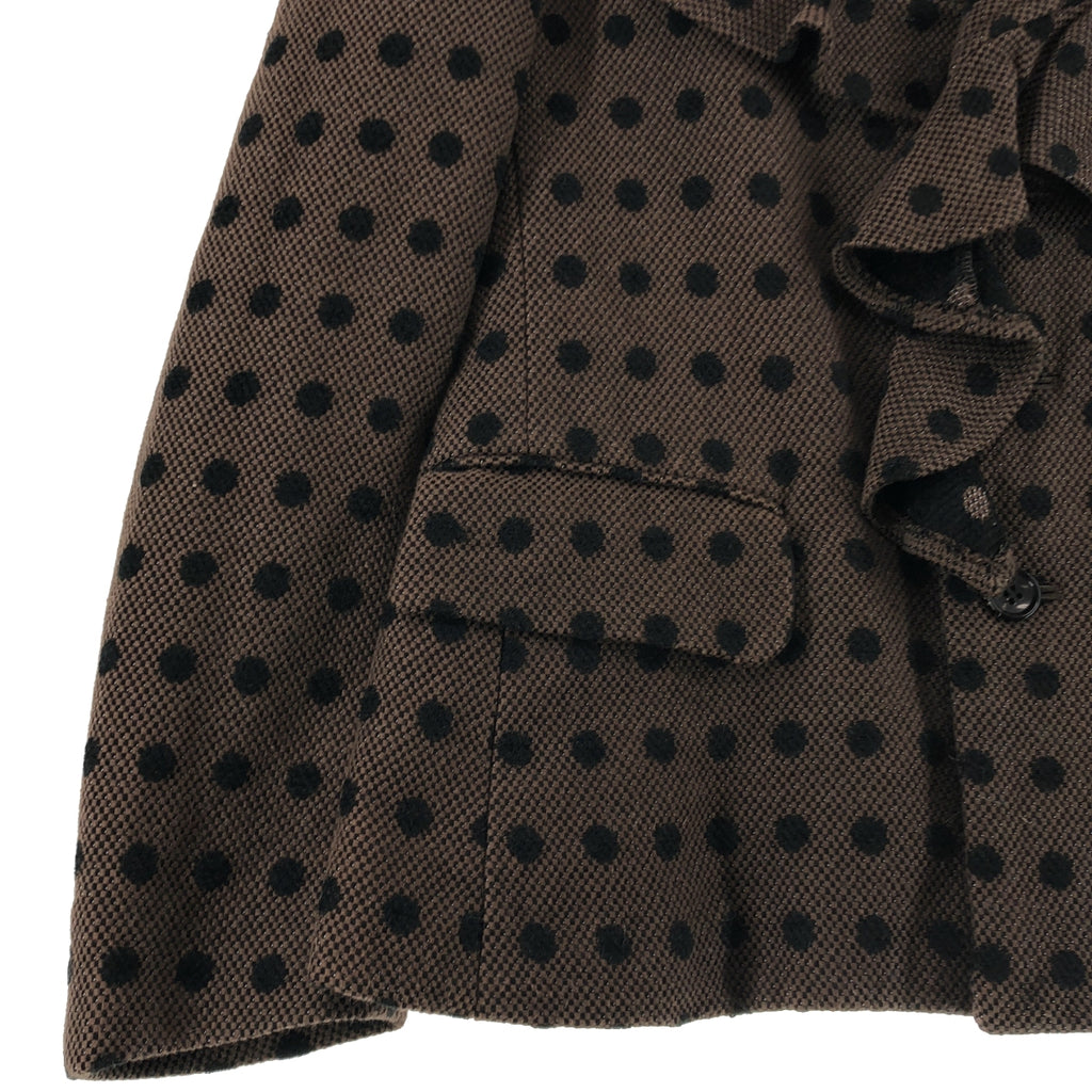 robe de chambre COMME des GARCONS / ローブドシャンブルコムデギャルソン | ドット フリルカラー ジャケット |