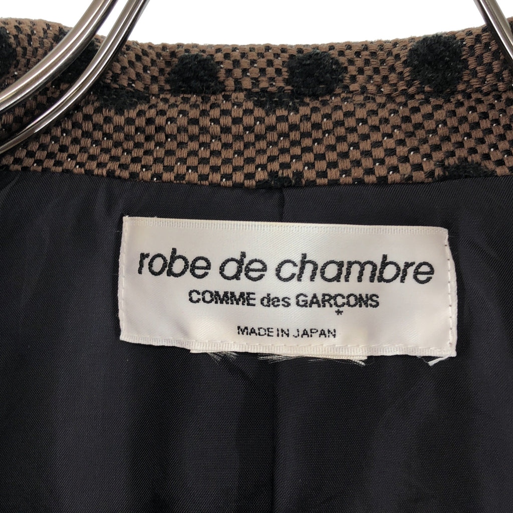 robe de chambre COMME des GARCONS / ローブドシャンブルコムデギャルソン | ドット フリルカラー ジャケット |
