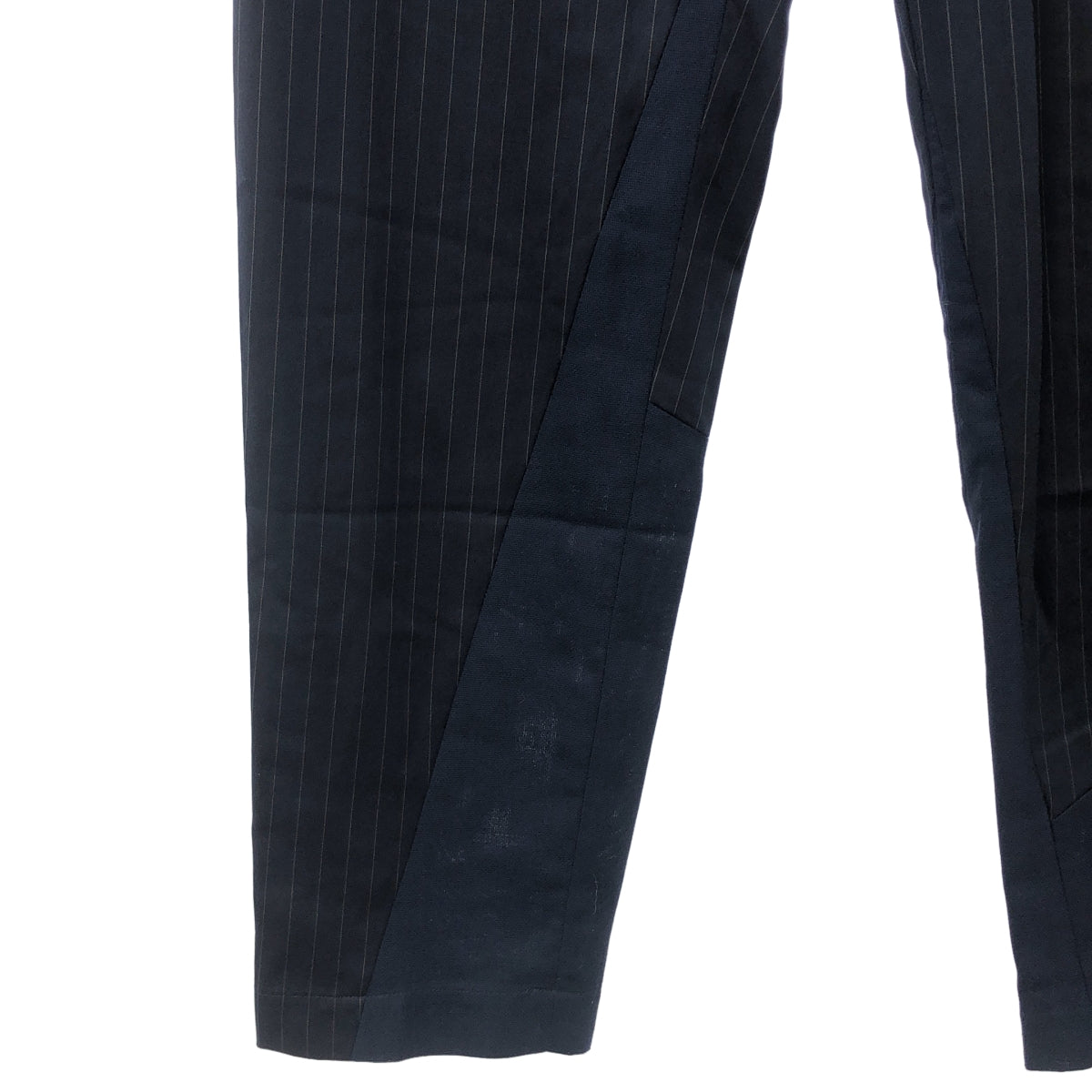 MIHARA YASUHIRO / 미하라야스 히로 | 셋업 울 스트라이프 패널 전환 2B 테일러드 재킷 슬랙스 | 46 |