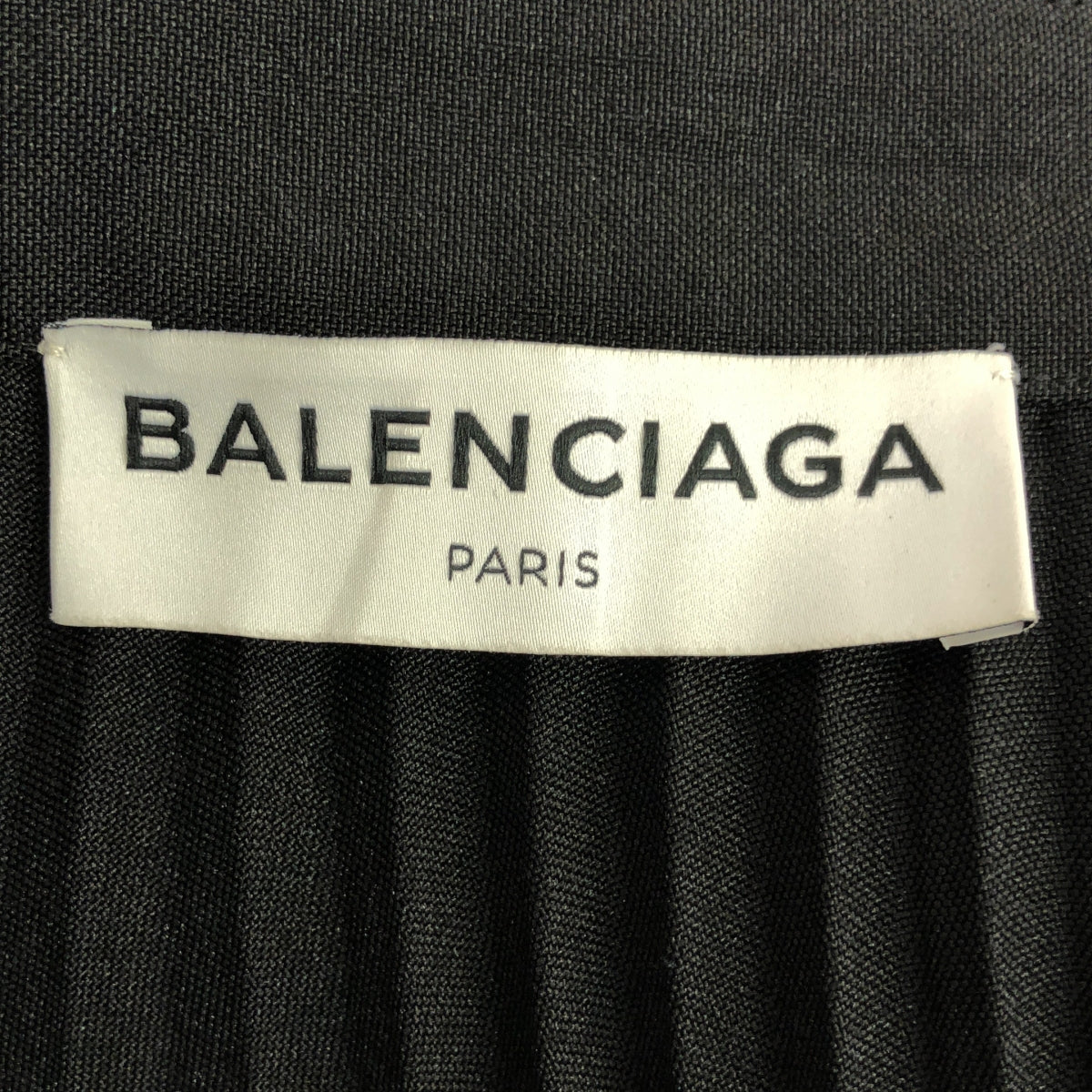 【美品】  BALENCIAGA / バレンシアガ | サイドジップ プリーツスカート | 34 | ブラック | レディース