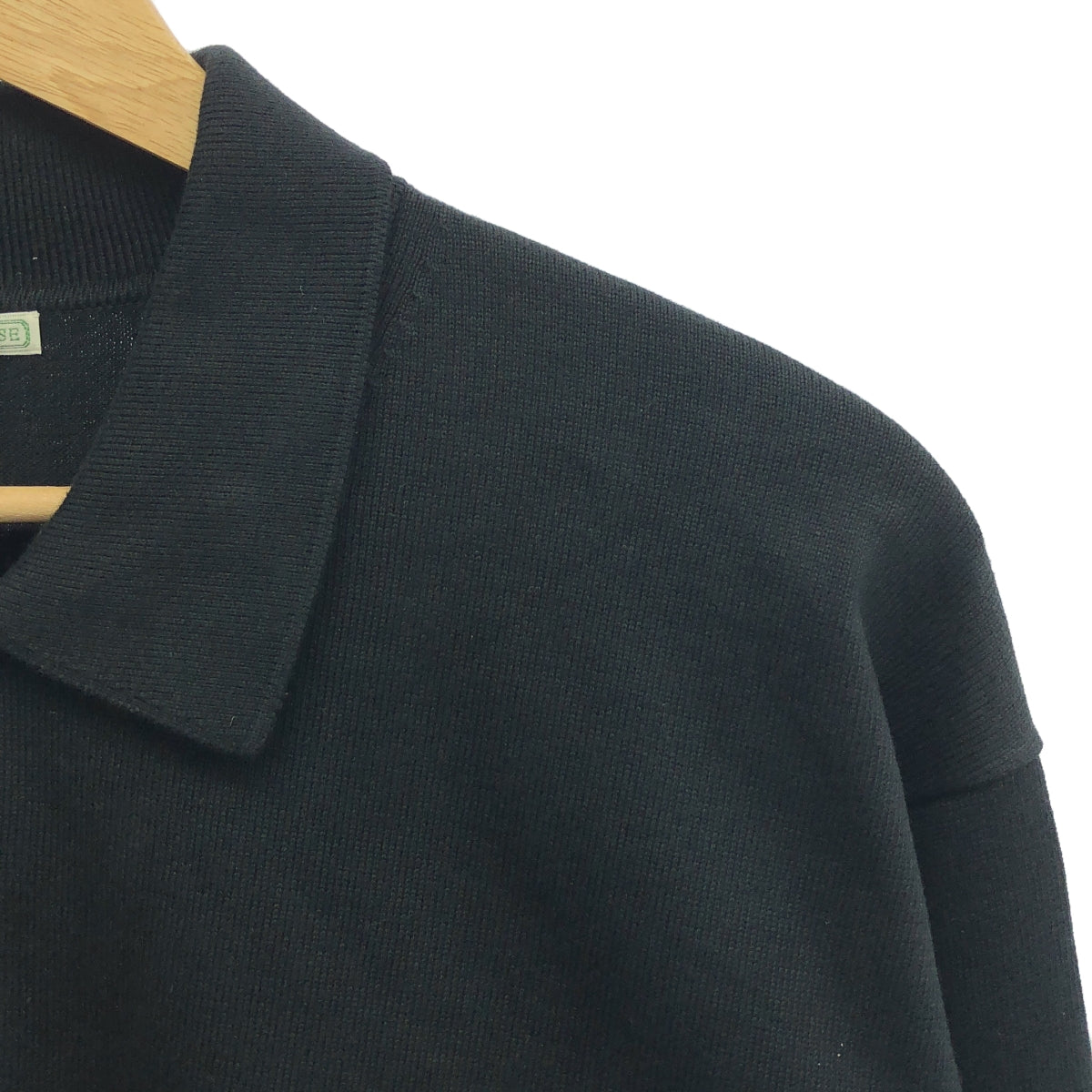 A.PRESSE / 아프레세 | Cotton Knit L/S Polo Shirts / 코튼 폴로 니트 | 1 | 맨즈
