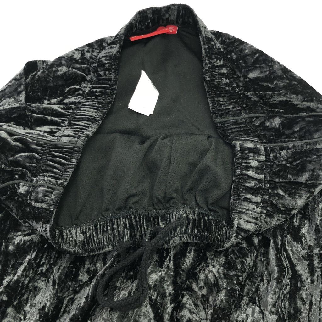 【美品】  SUPREME / シュプリーム | 2023AW | Crushed Velvet Track Pants / クラッシュト ベルベット トラック パンツ | M | black | メンズ
