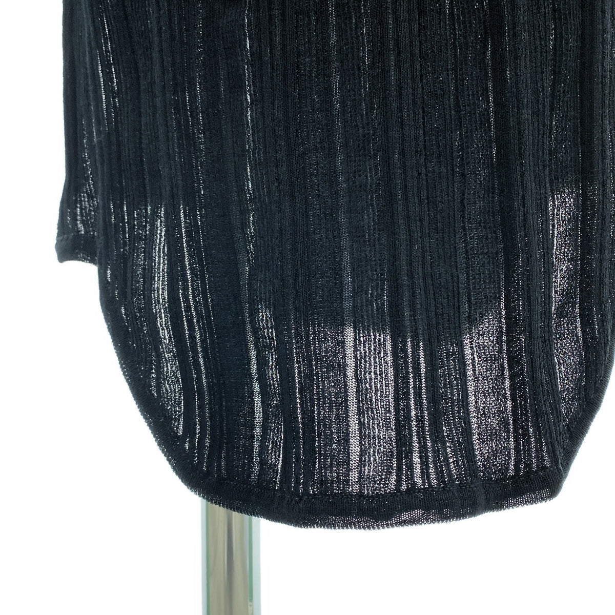 [新品] TAN | 前開羅紋針織洋裝 | F碼 | 黑色 | 女款