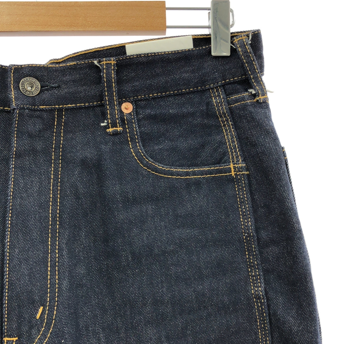 JUNYAWATANABE COMMEdesGARCONS MAN / 준야와타나베만 | 2024AW | × Levi's / 리바이스 로고 패치 데님 팬츠 | XS | 남성