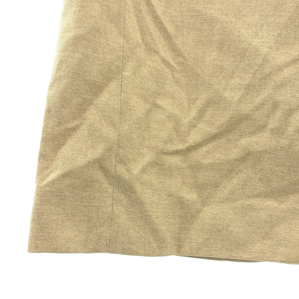 E by eclat | 亞麻混紡雙排扣長馬甲 | 40碼 | 女款