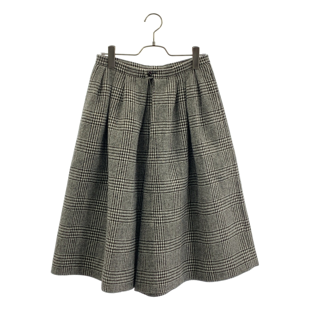 GUCCI / グッチ | ウール 千鳥格子 プリーツ ハーフパンツ | 38 | レディース