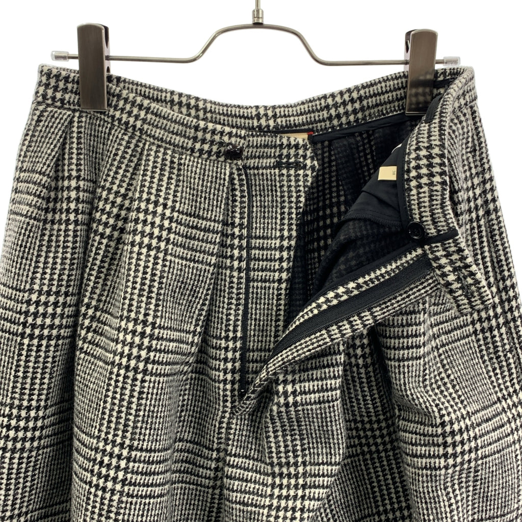 GUCCI / グッチ | ウール 千鳥格子 プリーツ ハーフパンツ | 38 | レディース