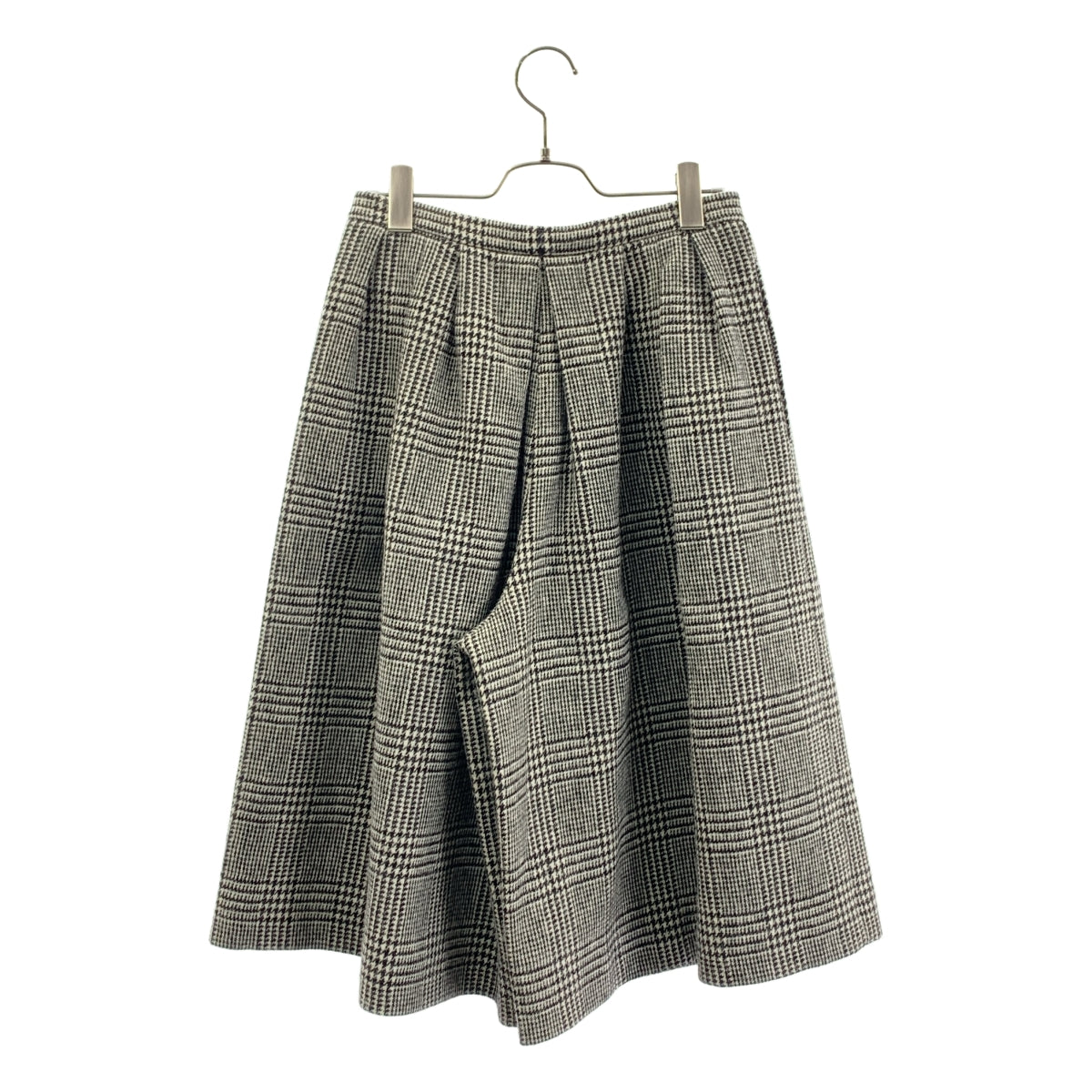 GUCCI / グッチ | ウール 千鳥格子 プリーツ ハーフパンツ | 38 | レディース
