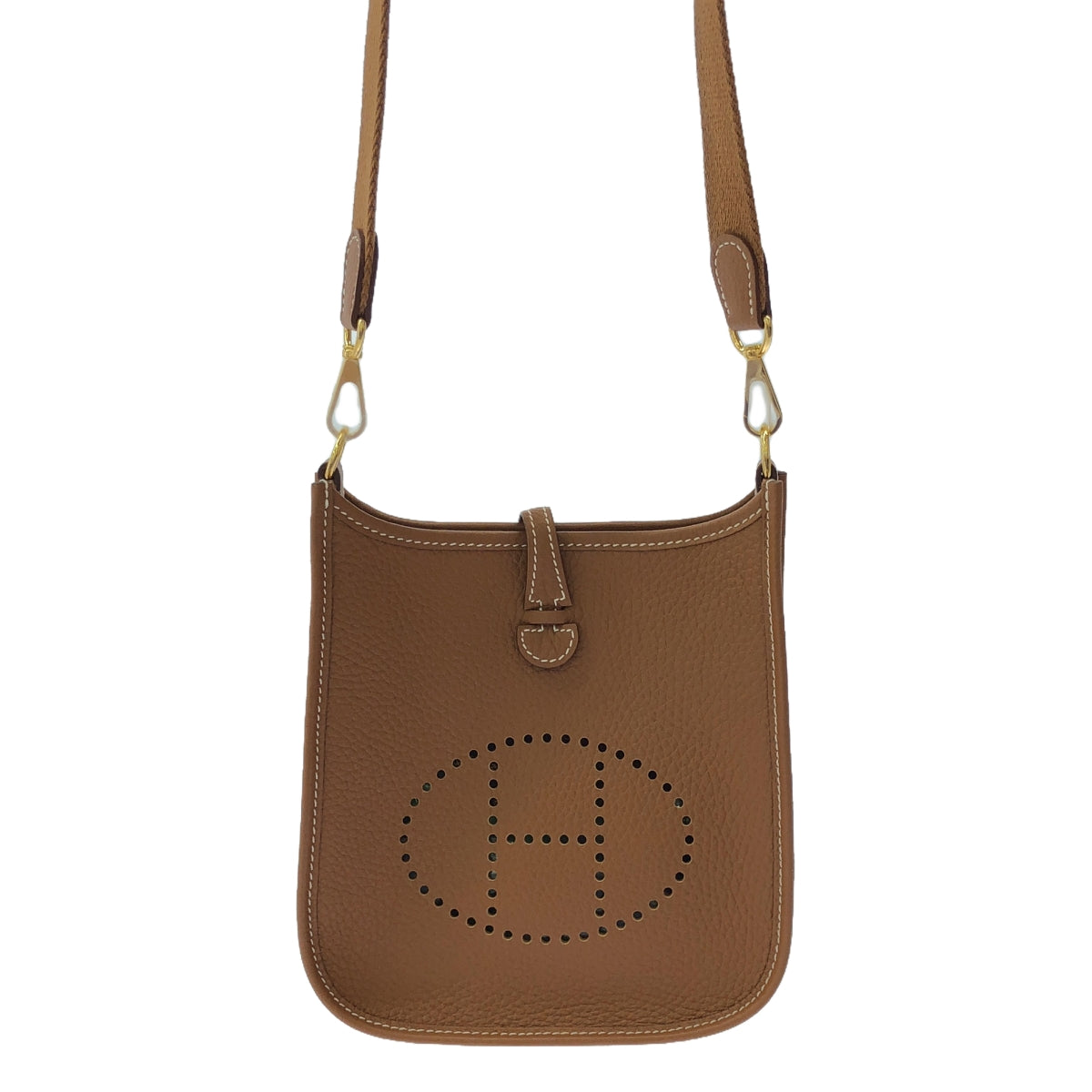 [New] HERMES / Hermes | Evelyn TPM Taurillon Clemence Leather Shoulder Bag | brown | Women's